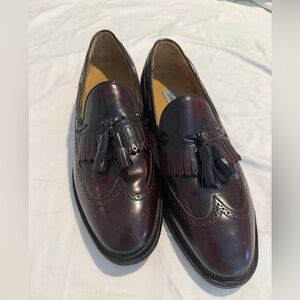 Johnston & Murphy Dark Burgundy Tassel Loafers